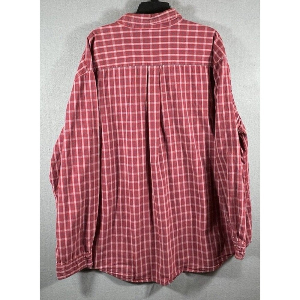 Vintage Carhartt 3XL Shirt Red Plaid Longsleeve - Picture 3 of 11